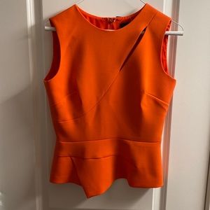 Femme Sleeveless Peplum Blouse